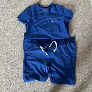 Figs set- denim blue